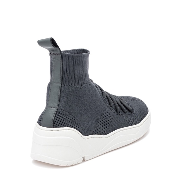 J/SLIDES JILLY Grey Knit Sneaker - Picture 2 of 8
